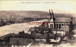 CPA PONT A MOUSSON - MEURTHE ET MOSELLE - VUE SUR LA MOSELLE - Pont A Mousson