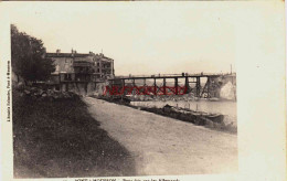 CPA PONT A MOUSSON - MEURTHE ET MOSELLE - PONT FAIT PAR LES ALLEMANDS - Pont A Mousson