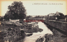 CPA PEZENAS - HERAULT - LES BORDS DE LA PEYNE - Pezenas