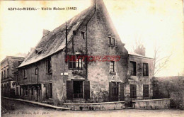 CPA AZAY LE RIDEAU - INDRE ET LOIRE - VIEILLE MAISON 1442 - Azay-le-Rideau