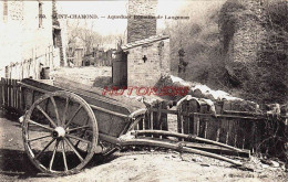 CPA SAINT CHAMOND - LOIRE - AQUEDUCS ROMAINS DE LANGONAN - CHARRETTE - Saint Chamond