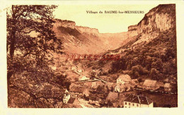 CPA BAUME LES MESSIEURS - JURA - LE VILLAGE - Baume-les-Messieurs