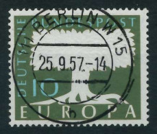 BRD BUND 1957 Nr 268 Zentrisch Gestempelt X642686 - Gebraucht