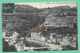 19 - Corrèze - TULLE - NG 26 - Le Quai Avec La Construction Clémenceau - D599 - Tulle