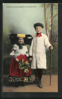 AK Kinder In Tracht Schaumburg-Lippe  - Costumes