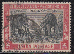 India Used 1951, Geological Survey, Elephant (sample Image) - Usati