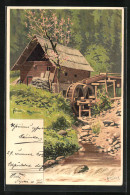 Künstler-AK Alfred Mailick: Wassermühle In Der Frühlingssonne  - Mailick, Alfred