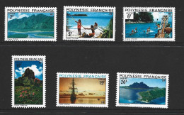 French Polynesia 1974 Views Tourism Set Of 6 MNH - Neufs