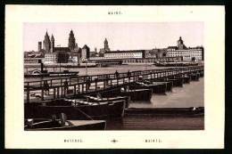 Kaufmannsbild Maison R. S. Hudson, Liverpool, Blick Auf Mainz  - Sonstige & Ohne Zuordnung