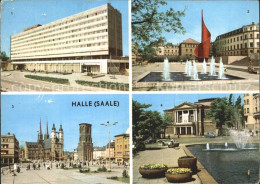 72354938 Halle Saale Interhotel Stadt Halle Hansering Fahnenmonument Markt Theat - Halle (Saale)