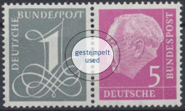 Deutschland (BRD), Michel Nr. W 17 X, Gestempelt (370802) - Se-Tenant