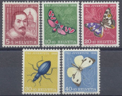 Schweiz, MiNr. 632-636, Postfrisch - Unused Stamps