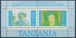 Tansania, Michel Nr. Block 43 Abart, Postfrisch - Tanzanie (1964-...)