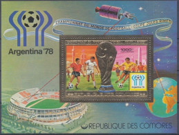 Komoren, Fußball, MiNr. Block 124 A, Postfrisch - Comoros