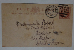 Grande-Bretagne - Carte Postale Diffusée (1890) - Usados