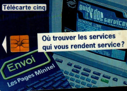 TELECARTE CINQ..  MINITEL  .......PETIT TIRAGE - 5 Units