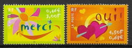 YT 3379 / 3380 - Neufs N** - TB - Vendus Sous La Valeur Faciale - Unused Stamps