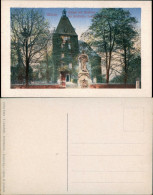 Ansichtskarte Moers Kurfürstliches Schloss Mit Denkmal Kurfürstin 1910 - Moers