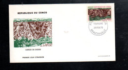 CONGO FDC 1970 GORGES DE DIOSSO - FDC