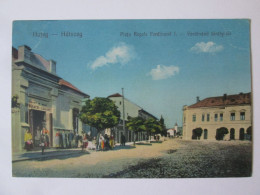 Romania-Hateg:Place Du Roi Ferdinand/King Ferdinand Square,carte Postale Vers 1920/postcard 1920s - Romania