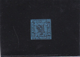 Bergedorf: Minr. 1b, ** Postfrisch - Bergedorf