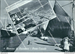Ce134 Cartolina Marina Di Ravenna Porto Canale Emilia Romagna - Ravenna