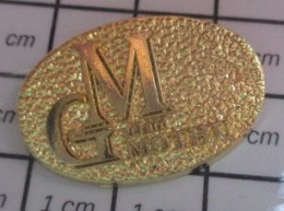 515B Pin's Pins / Beau Et Rare / MARQUES / METAL JAUNE GM GERARD MOTHU - Trademarks