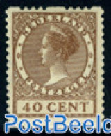 Netherlands 1926 40c, 2-side Syncoperf. With WM,Stamp Out Of Set, Unused (hinged) - Ongebruikt
