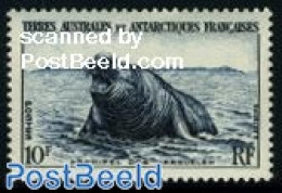 French Antarctic Territory 1956 10f, Stamp Out Of Set, Mint NH, Nature - Sea Mammals - Nuevos