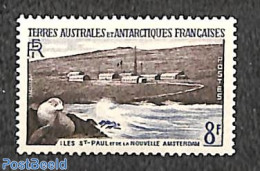 French Antarctic Territory 1956 8f, Stamp Out Of Set, Mint NH, Nature - Science - Sea Mammals - The Arctic & Antarctica - Unused Stamps