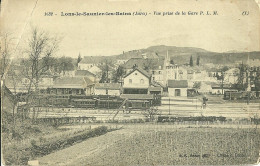 39  LONS LE SAUNIER LES BAINS - VUE PRISE DE LA GARE P. L. M. (pli D' Angle) (ref A1207) - Lons Le Saunier