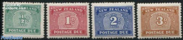 New Zealand 1939 Postage Due 4v, Mint NH - Other & Unclassified