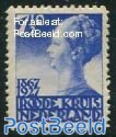 Netherlands 1927 7.5+3.5c, Queen Wilhelmina, Perf. 11.5 X 12, Unused (hinged), Health - Red Cross - Nuevos