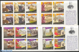 Isle Of Man 2003 Henry Bloom Noble Trust 2 Booklets, Mint NH, Religion - Sport - Churches, Temples, Mosques, Synagogue.. - Kerken En Kathedralen