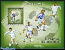 Sao Tome/Principe 2006 World Cup Football S/s, John Terry, Mint NH, Sport - Sao Tomé E Principe