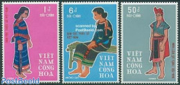 Vietnam, South 1969 Costumes 3v, Mint NH, Various - Costumes - Kostums