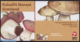 Greenland 2005 Mushrooms Booklet, Mint NH, Nature - Mushrooms - Stamp Booklets - Nuevos
