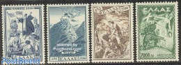 Greece 1952 Uprising Of 1949 4v, Mint NH, History - Religion - Militarism - Religion - Nuevos