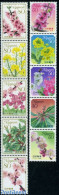 Japan 2009 Flowers 10v (2x [::::]), Mint NH, Nature - Flowers & Plants - Neufs