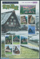 Japan 2002 World Heritage No.9 10v M/s, Mint NH, History - World Heritage - Art - Architecture - Unused Stamps