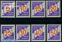 Liechtenstein 1928 Postage Due 8v, Unused (hinged) - Altri & Non Classificati