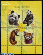 Bulgaria 2010 Panda Bears 4v M/s, Mint NH, Nature - Animals (others & Mixed) - Pandas - Neufs