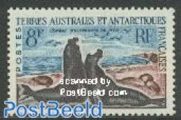 French Antarctic Territory 1962 Sea Elephant 1v, Unused (hinged), Nature - Sea Mammals - Unused Stamps