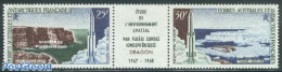 French Antarctic Territory 1968 Ionosphere 2v+tab [:T:], Mint NH, Science - Transport - Meteorology - Space Exploration - Ungebraucht