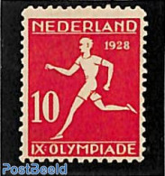 Netherlands 1928 10+2c Running, Stamp Out Of Set, Unused (hinged), Sport - Athletics - Olympic Games - Ongebruikt