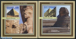 Guinea Bissau 2003 Egypt 2 S/s, Mint NH, History - Archaeology - Archéologie