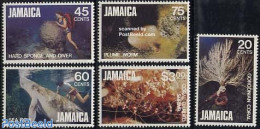 Jamaica 1982 Marine Life 5v, Mint NH, Nature - Sport - Sea Mammals - Diving - Buceo