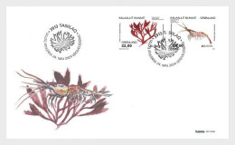 GREENLAND 2024 Europa CEPT. Underwater Fauna & Flora - Fine Set FDC - Ongebruikt