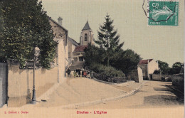 CHELLES(CARTE EN COULEUR TOILEE) - Chelles