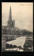 CPA Mirepoix, Eglise Et Halle  - Mirepoix